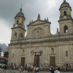 Cathedral of the Bolivar Square in Bogotá