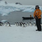 Reached to Antarctic land by Raft