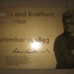 The Plaque placed at Art Institute, Chicago