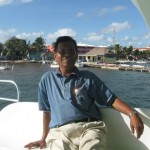 In the Speed Boat on the way to Caye Caulker, San Pedro Island, Belize