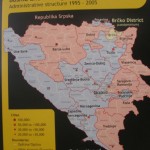 Map of Bosnia and Herzegovina