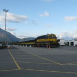 Seward Station of the Scenic Train coming from Anchorage