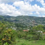 Kingstown's views from the Fort Charlotte, St. Vincent