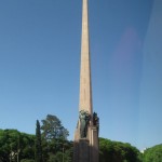 The Obelisque representing Law, Liberty& Force, built in 1930 to celebrate 100th Anniversary of 1st Constitution of Uruguay