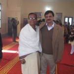 With Mr. Faraz, the Secretary of the Evacuee Property Trust Board, Pakistan